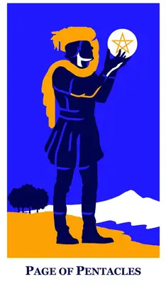 page of pentacles modern way tarot deck