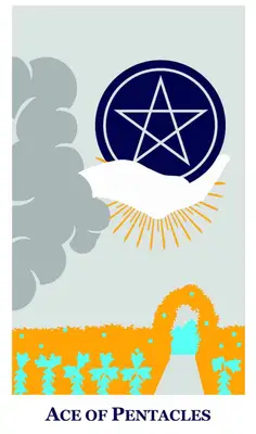 ace of pentacles modern way tarot deck