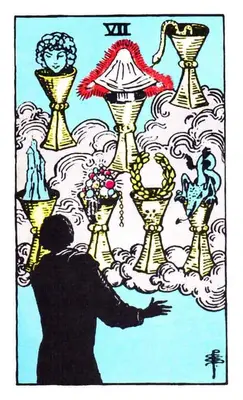 seven of cups tarot card