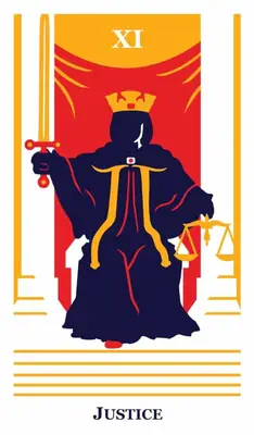 justice tarot the modern way deck