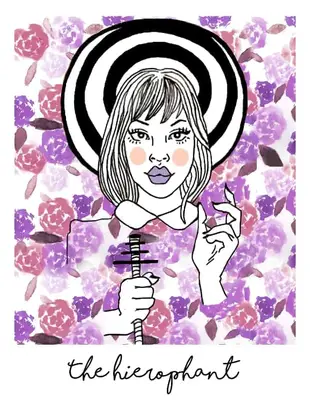 the hierophant tarot card spark joy deck