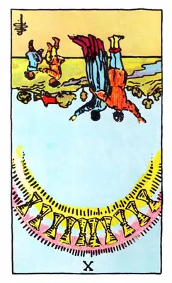ten of cups reversed