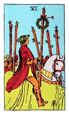 six of wands tarot card
