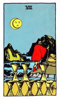 eight of cups tarot card