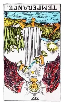 temperance card reversed tarot