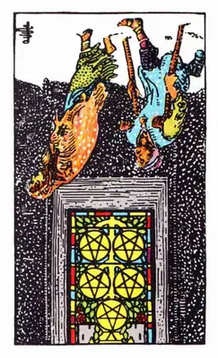 five of pentacles reversed 1