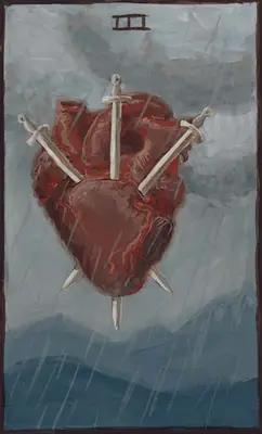 three of swords love