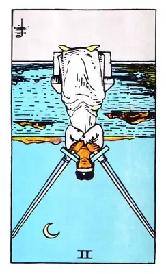 two of swords reversed