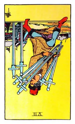 seven of swords reversed