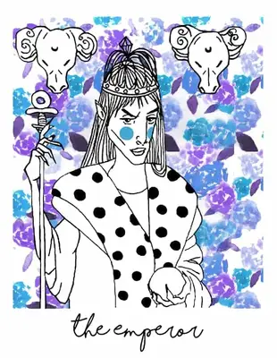 the emperor tarot card spark joy deck