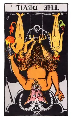 the devil card reversed