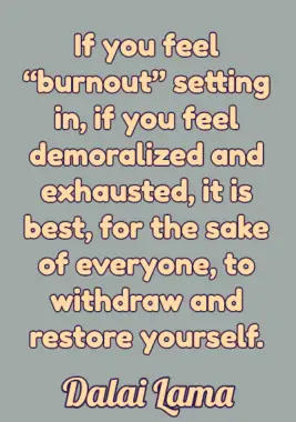 Self Care Quote by Dalai Lama