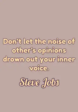 A quote by Steve Jobs.