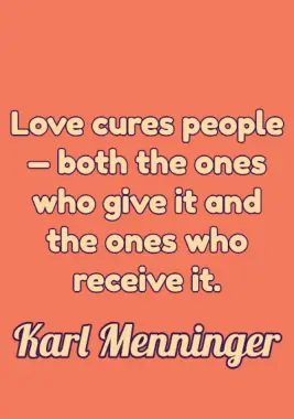 Relationship Quote by Karl Menninger