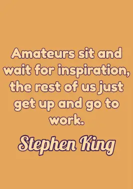 Word of Encouragement by Stephen King