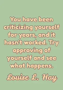 Self-Love Quote By Louise Hay