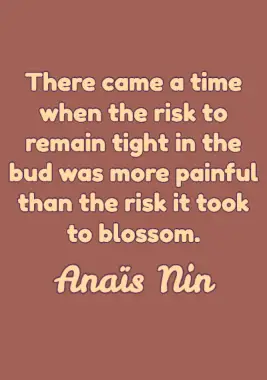 Self-Love Quote by Anais Nin