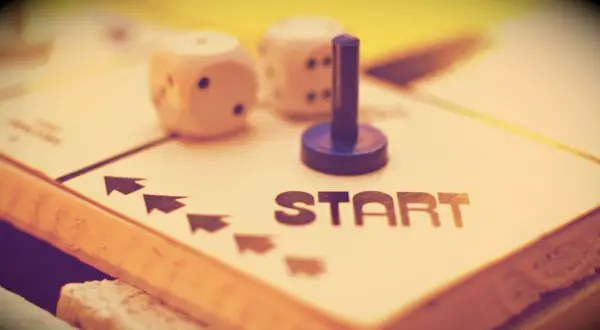 An image that says start.