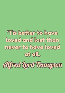 Love Quote by Alfred Lord Tennyson