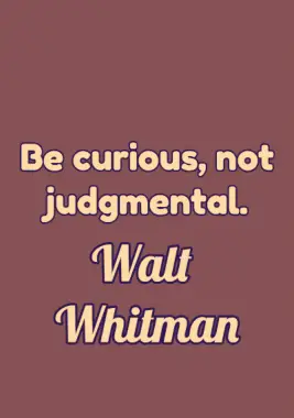 A quote by Walt Whitman.
