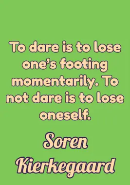 Never Give Up Quotes by Soren Kierkegaard