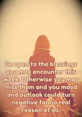 A new week blessing on being open.