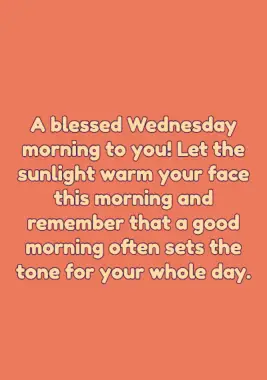 Wednesday Blessings for a Positive and Wonderful Day
