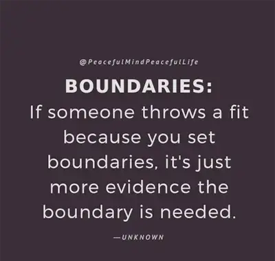 quotes about boundaries